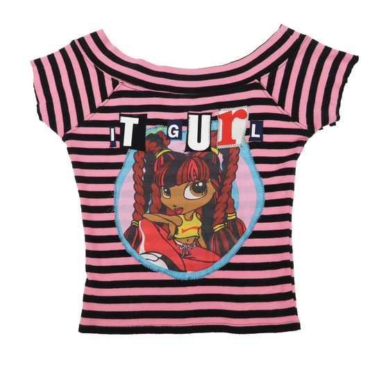1OF1 "IT GURL" Ghost Soda Original Patchwork Top - Medium