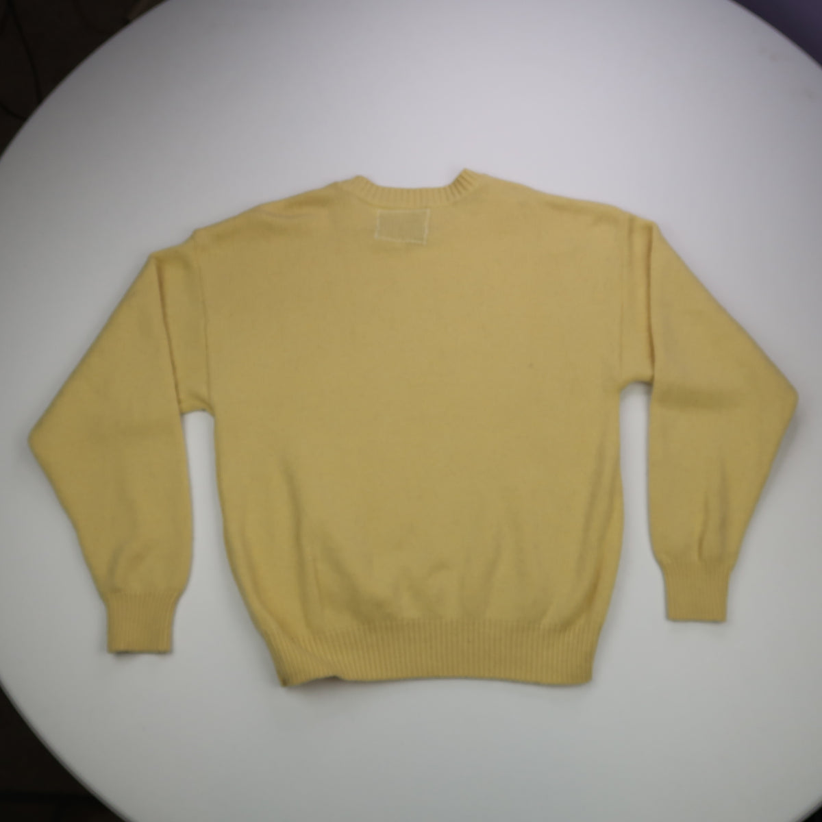 "I Love Spiders" Yellow Sweater - Large