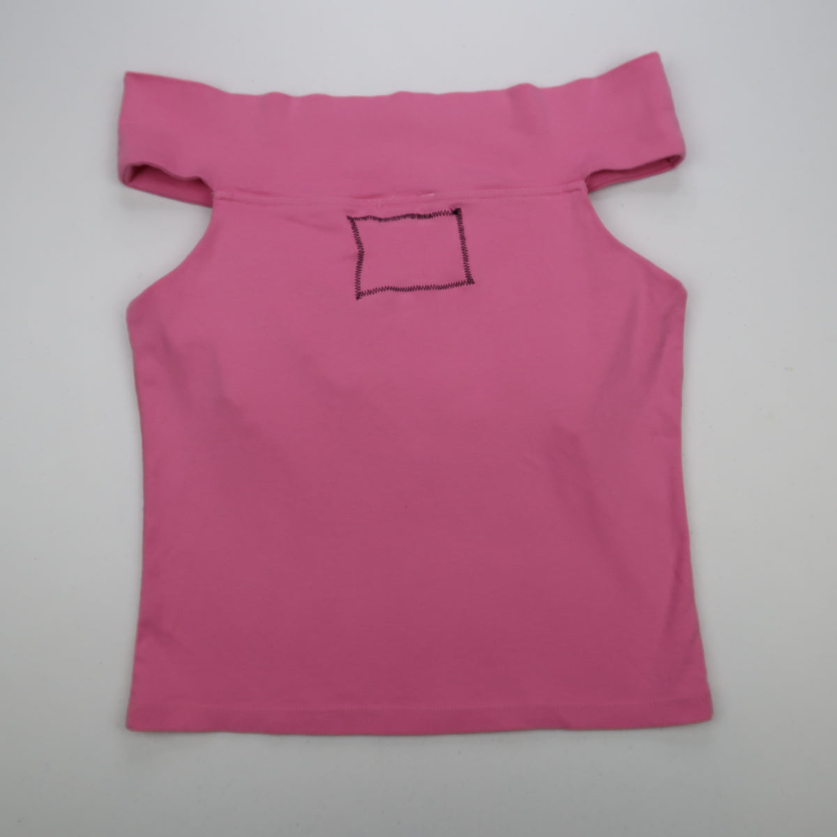 "I Love Spiders" Pink Over-the-Shoulder Top - Medium