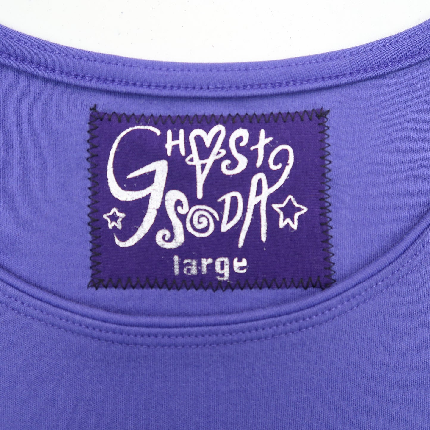 "Grim Skull" Purple Shirt - Large