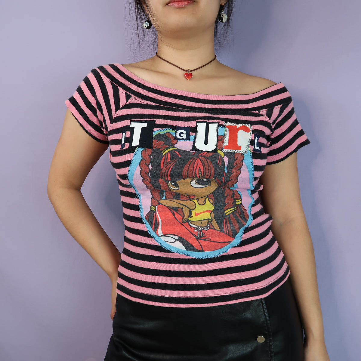 1OF1 "IT GURL" Ghost Soda Original Patchwork Top - Medium