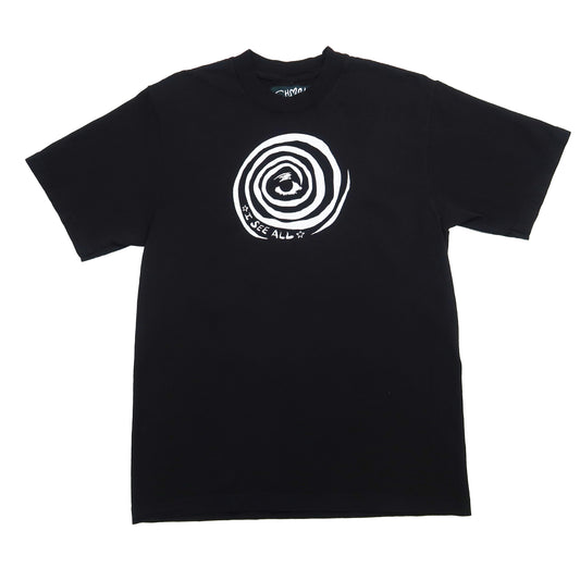 "I See All" (Eye Spiral) Black T-Shirt - XS-XXXL
