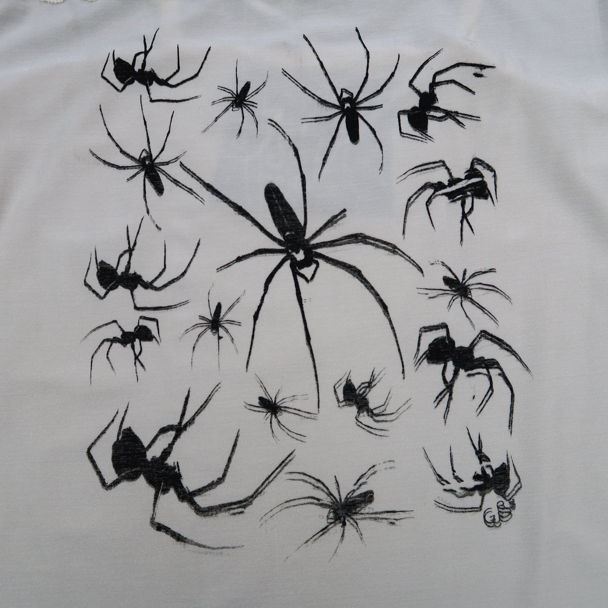 MISPRINT "I Love Spiders" Lace Tank Top - Medium