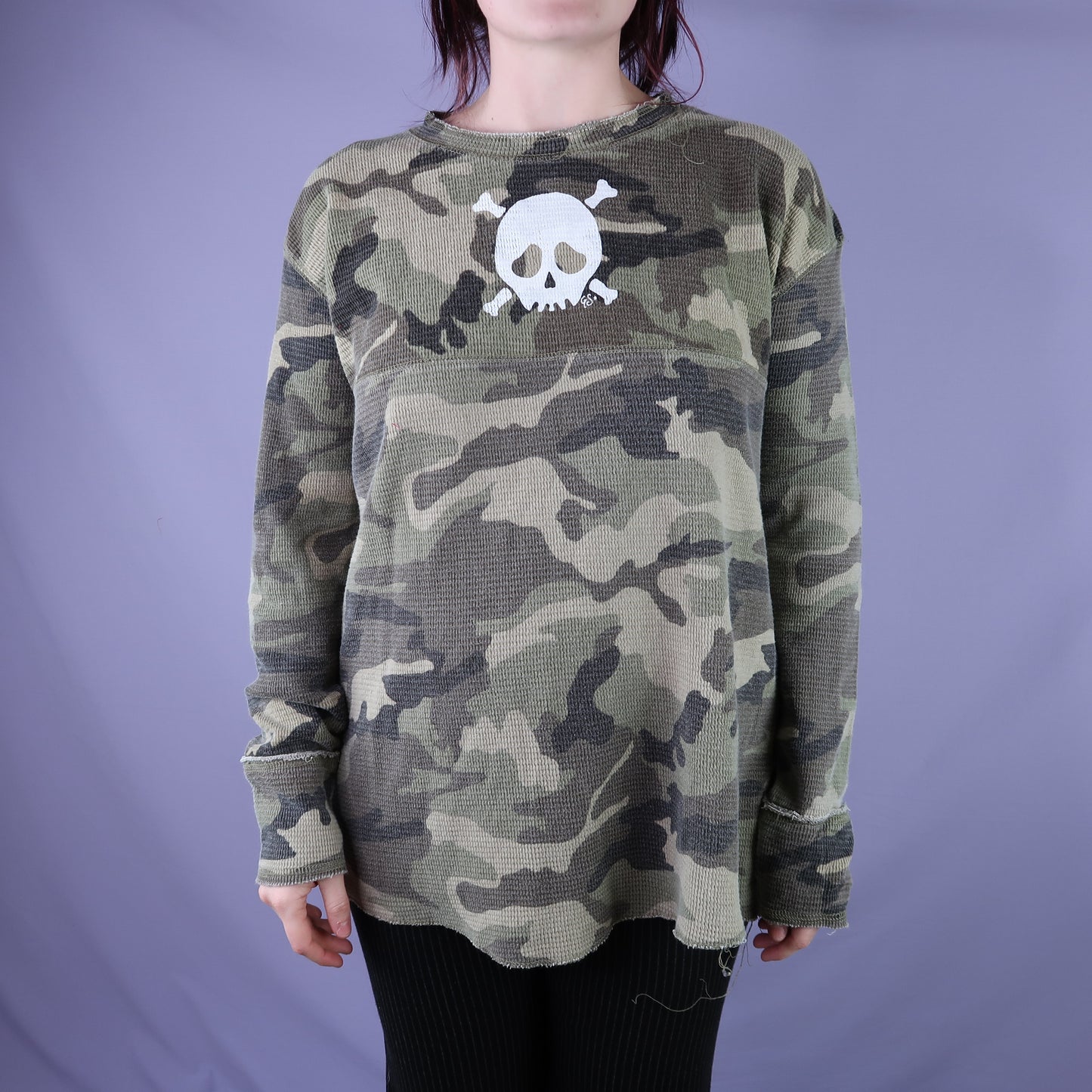 "Grim Skull" Camouflage Thermal Top - XL