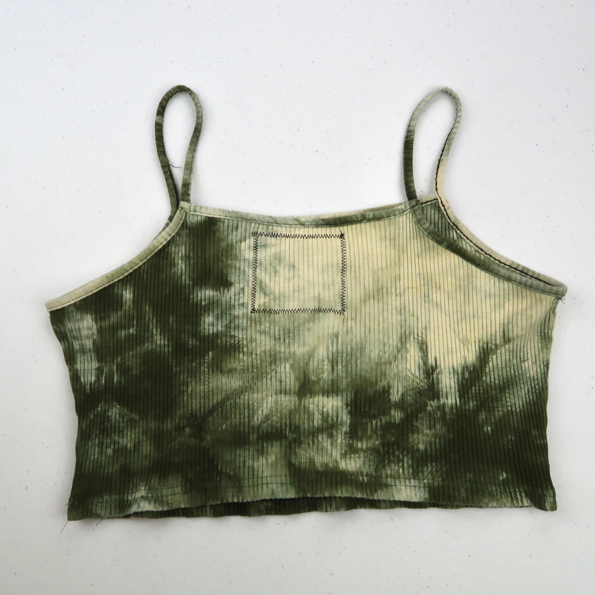 "Patches the Dog" Tie Dye Crop Top - XL