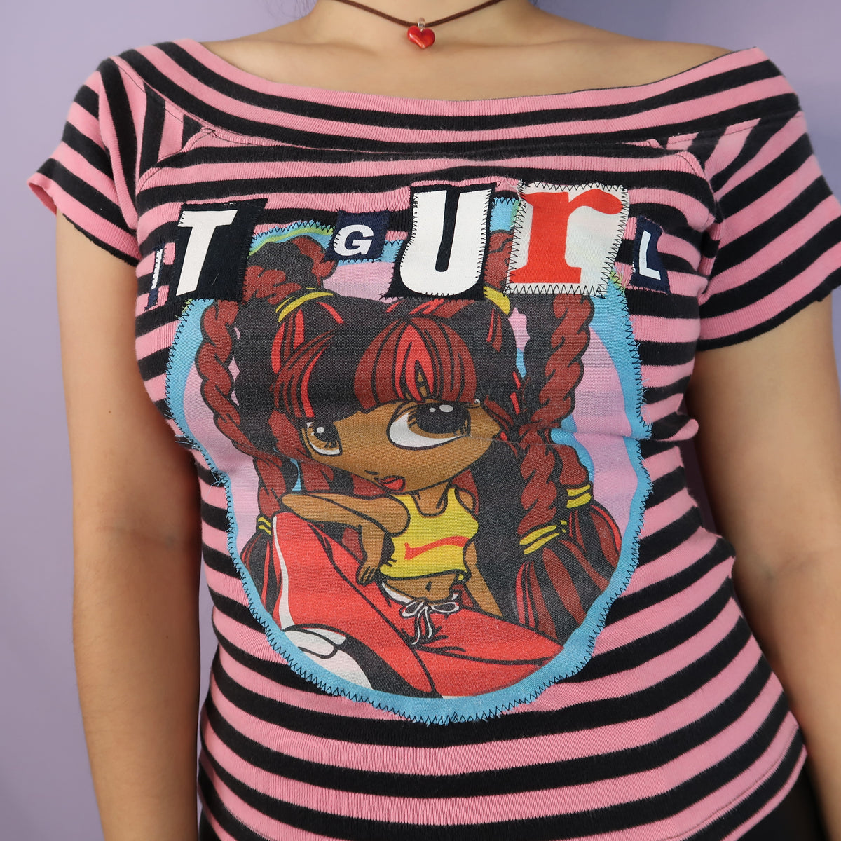 1OF1 "IT GURL" Ghost Soda Original Patchwork Top - Medium