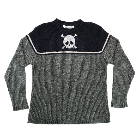 "Grim Skull" SOFTEST Sweater - Large