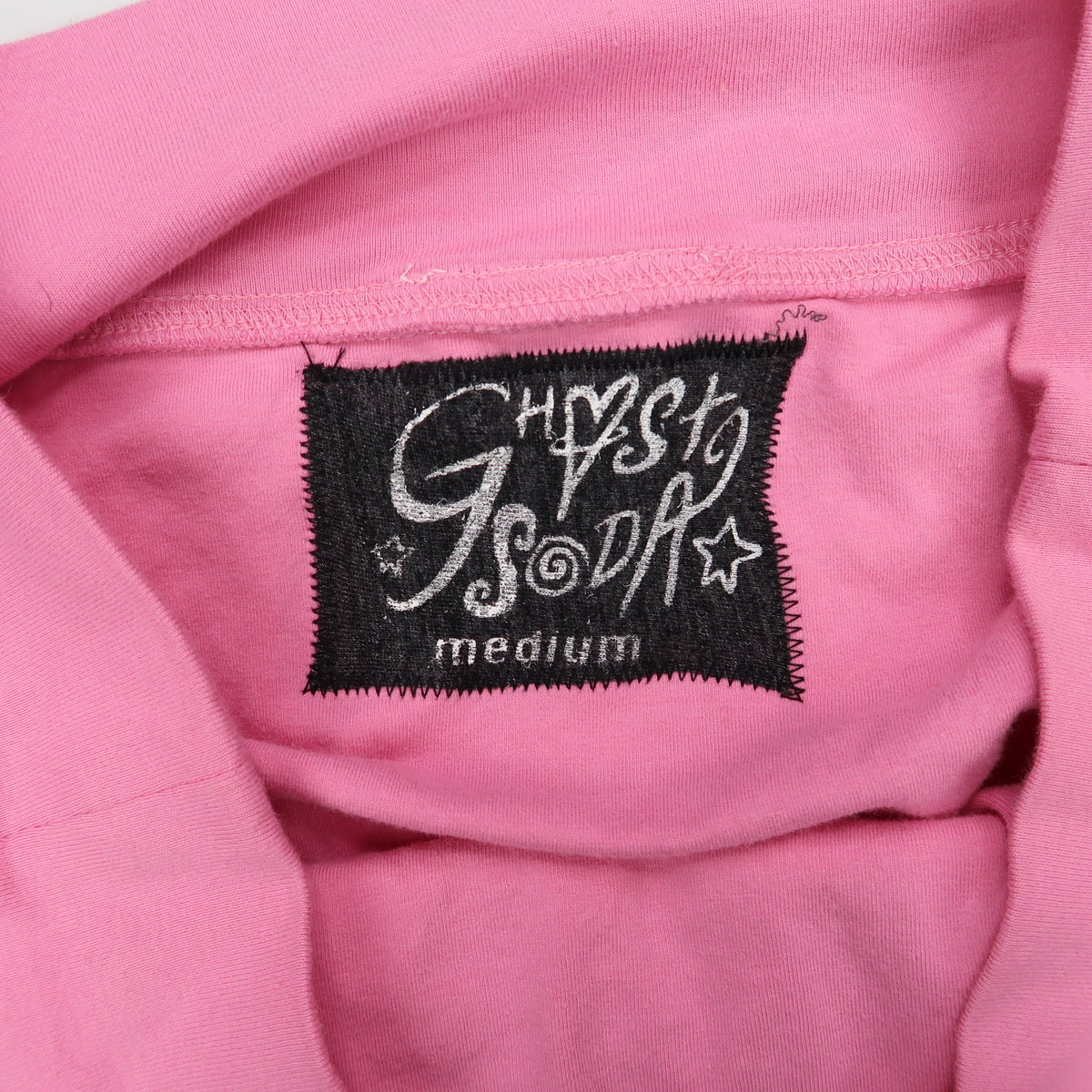 "I Love Spiders" Pink Over-the-Shoulder Top - Medium