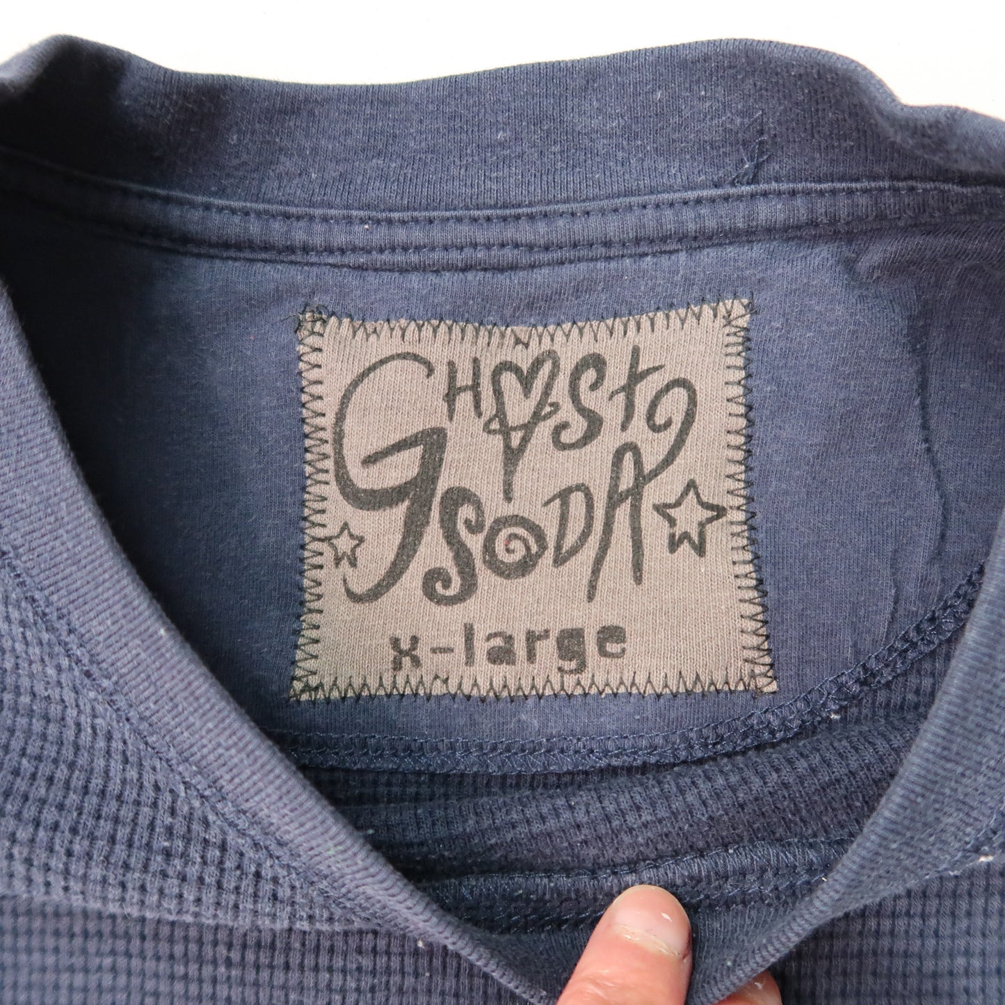 "I See All" (Eye Spiral) Navy Blue Thermal - XL