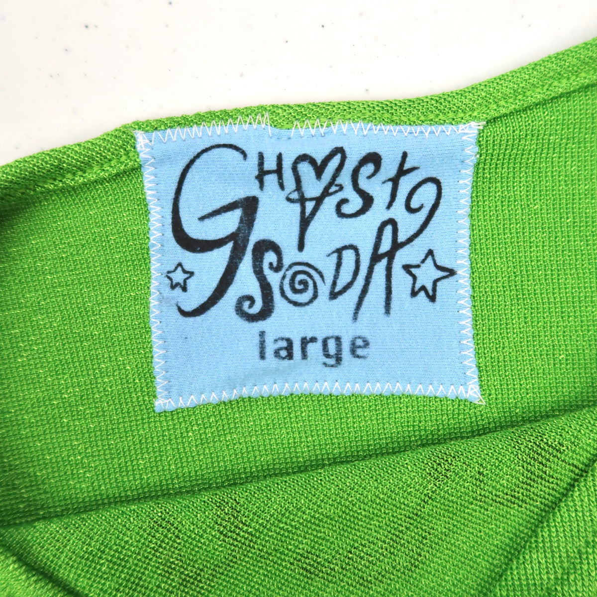 "Weeping Butterfly" Green Tank Top - Large