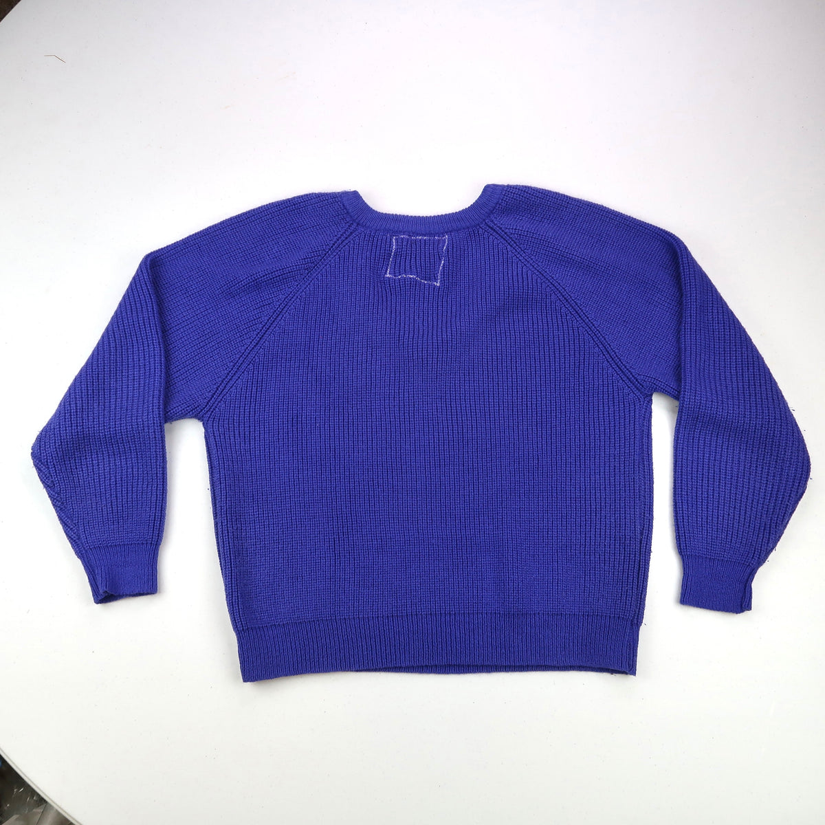 "Grim Skull" Purple Sweater - Large