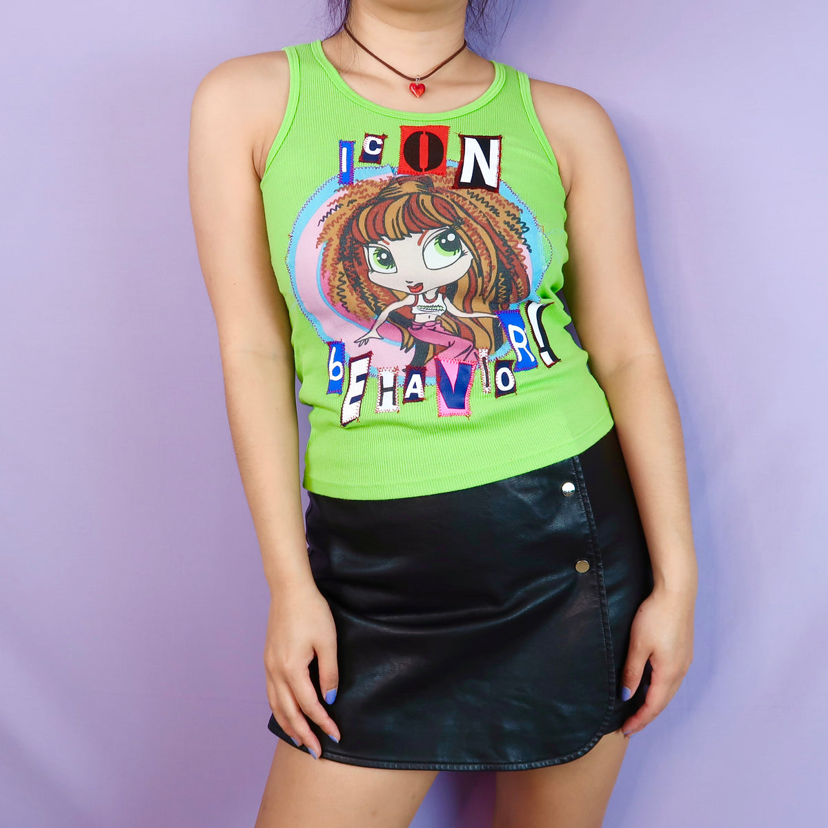 1OF1 "ICON BEHAVIOR" Ghost Soda Original Patchwork Top - Small