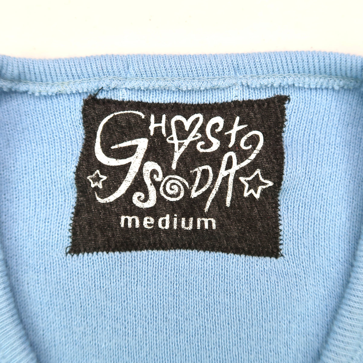 "Patches the Dog" Soft Blue Sweater - Medium