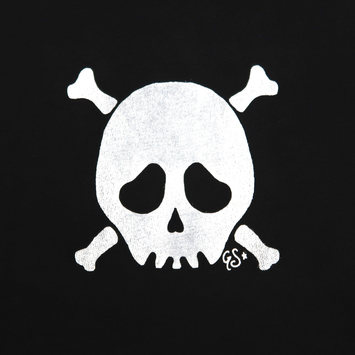 "Grim Skull" Black Fitted Shirt - Small
