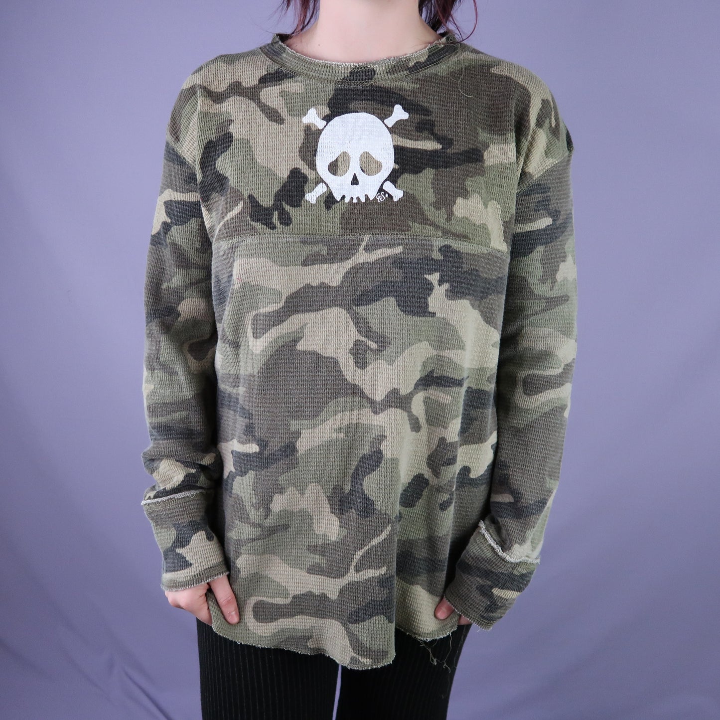 "Grim Skull" Camouflage Thermal Top - XL