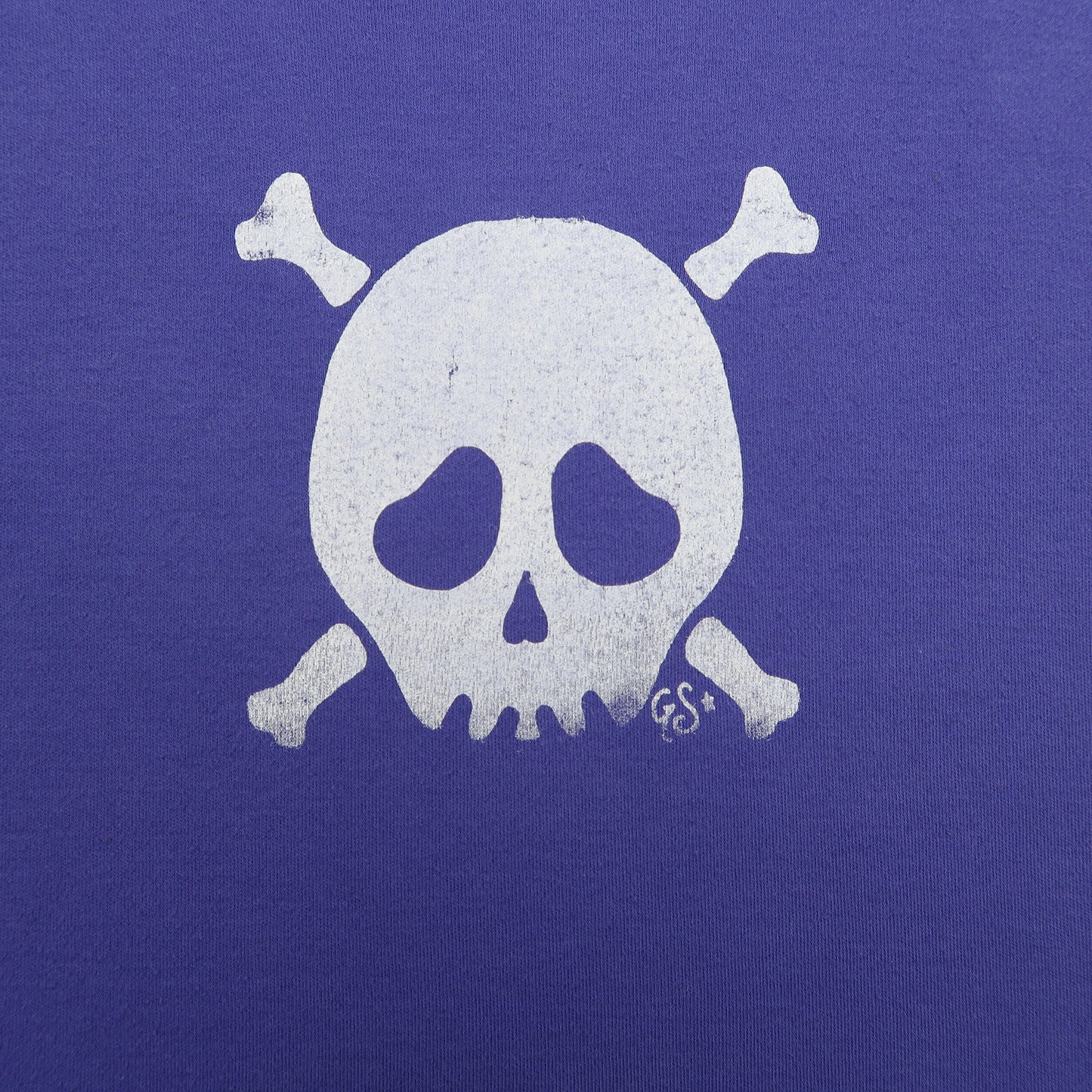 "Grim Skull" Purple Shirt - Large