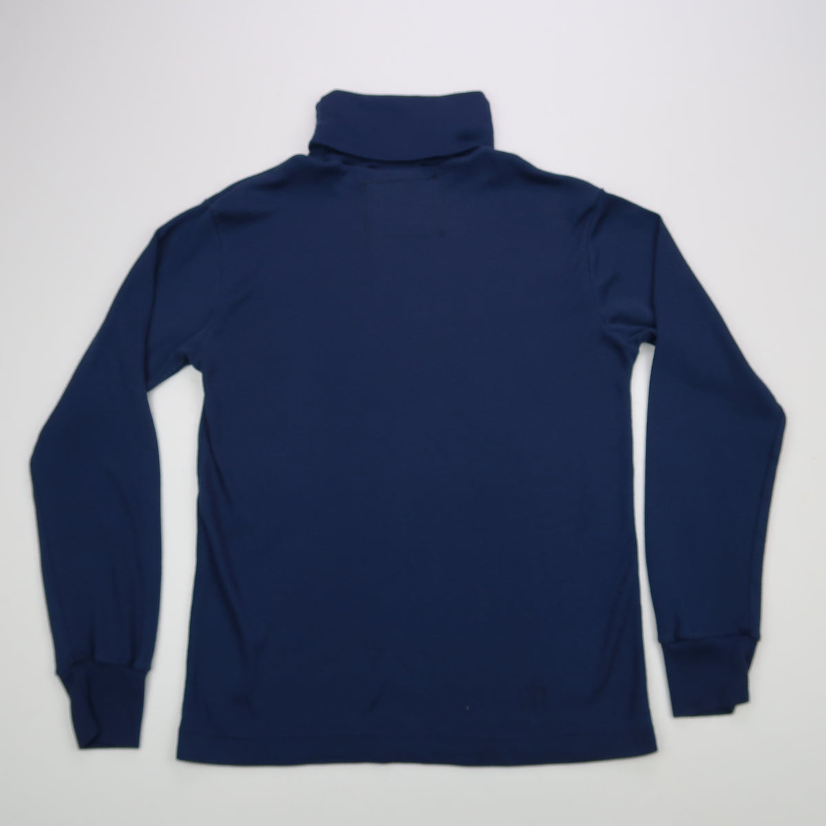 "Patches the Dog" Navy Blue Turtleneck Top - Small