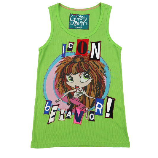 1OF1 "ICON BEHAVIOR" Ghost Soda Original Patchwork Top - Small