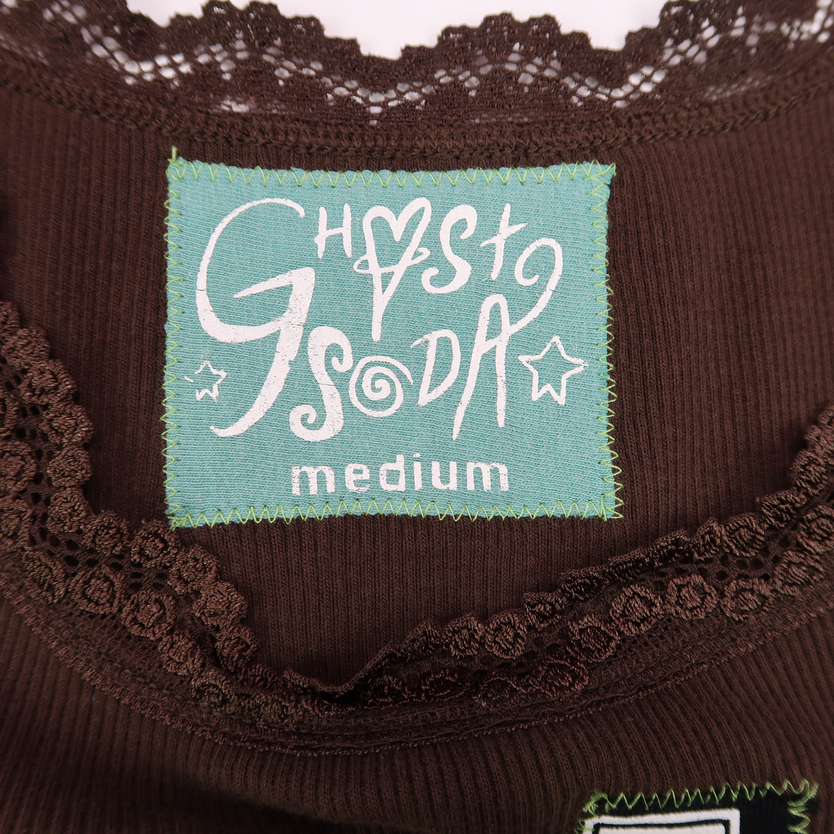 1OF1 "FREAK CHICK" Ghost Soda Original Patchwork Tank - Medium