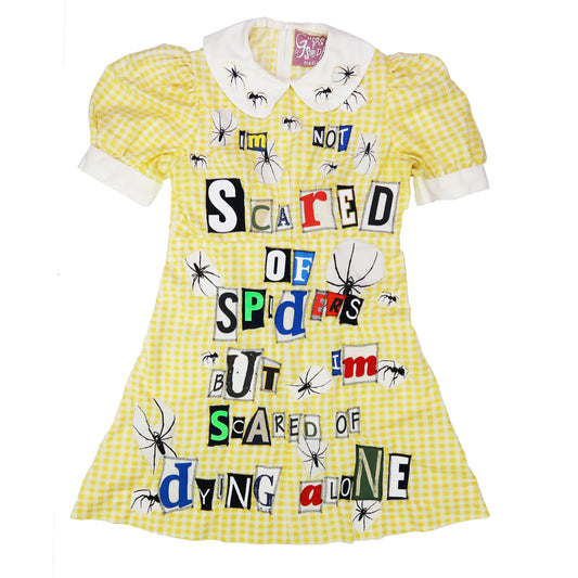 1OF1 "I'M NOT AFRAID OF SPIDERS" Ghost Soda Original Dress - Medium