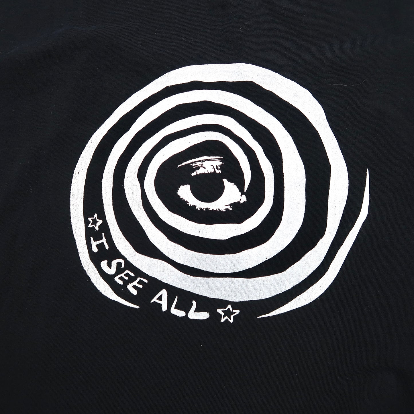 "I See All" (Eye Spiral) Black Tank Top - XXXL