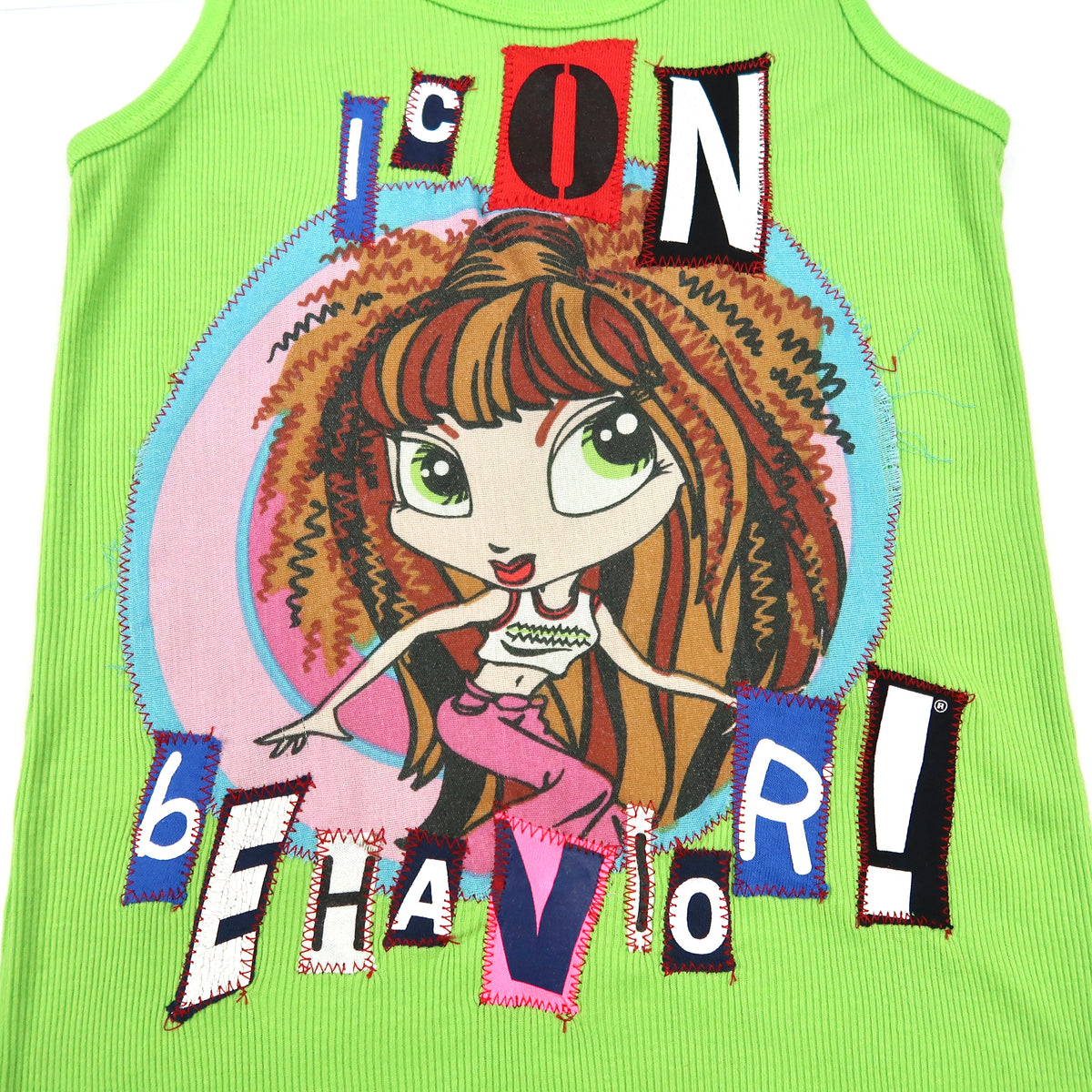 1OF1 "ICON BEHAVIOR" Ghost Soda Original Patchwork Top - Small