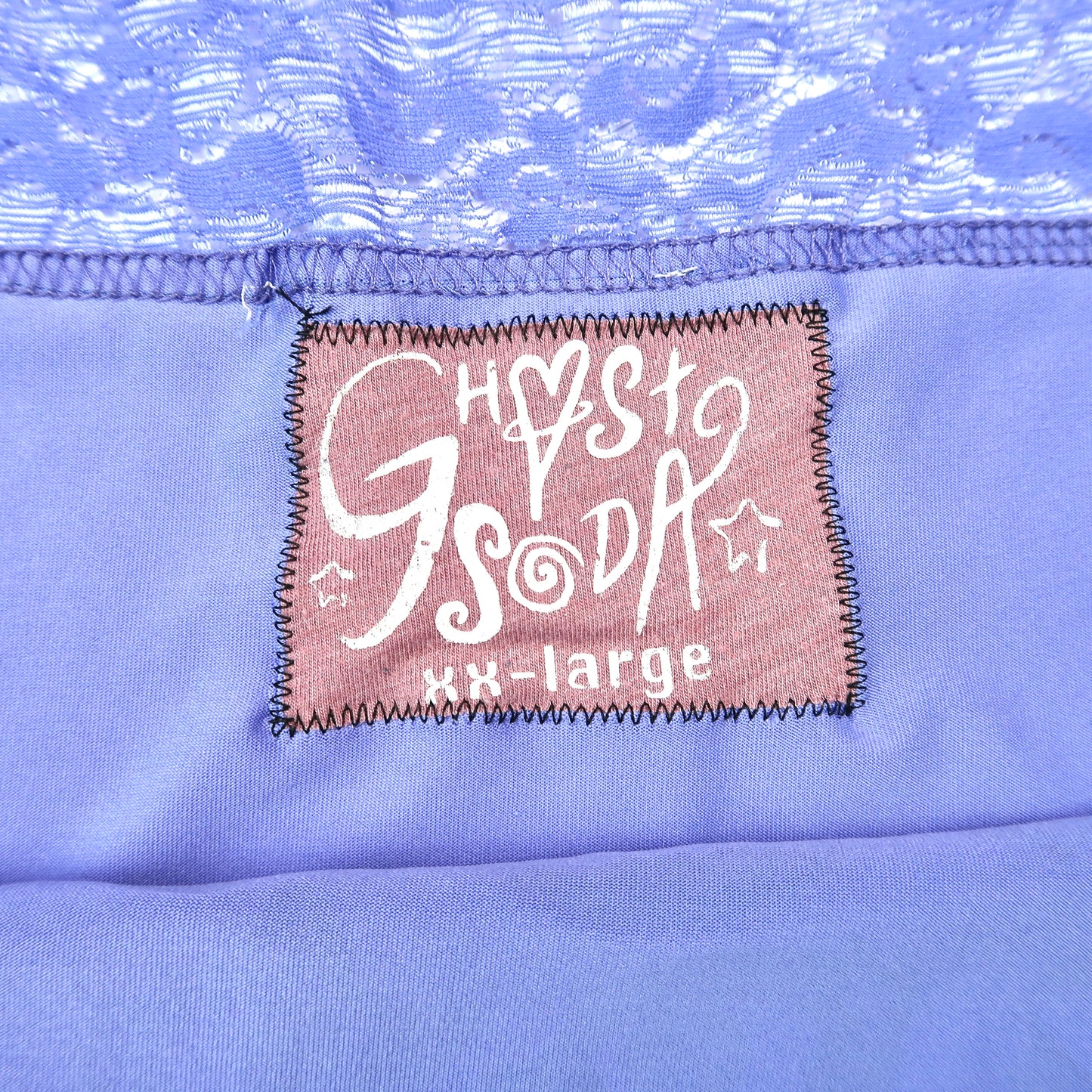 "Melted Visions" Purple Lace Tank Top - 2XL