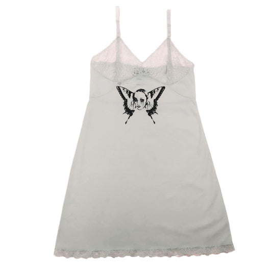 MISPRINT "Weeping Butterfly" Slip Dress - Large