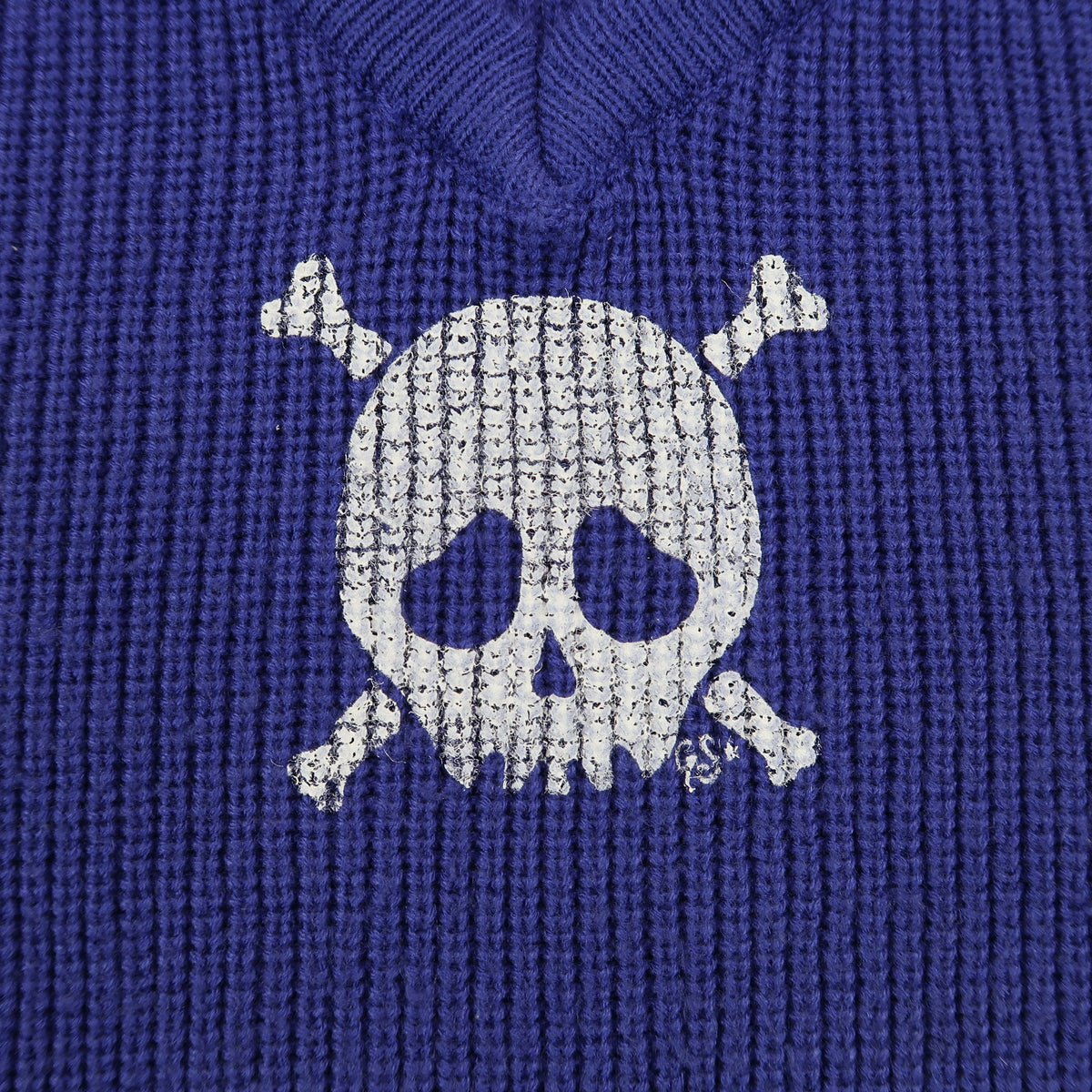 "Grim Skull" Purple Sweater - Large