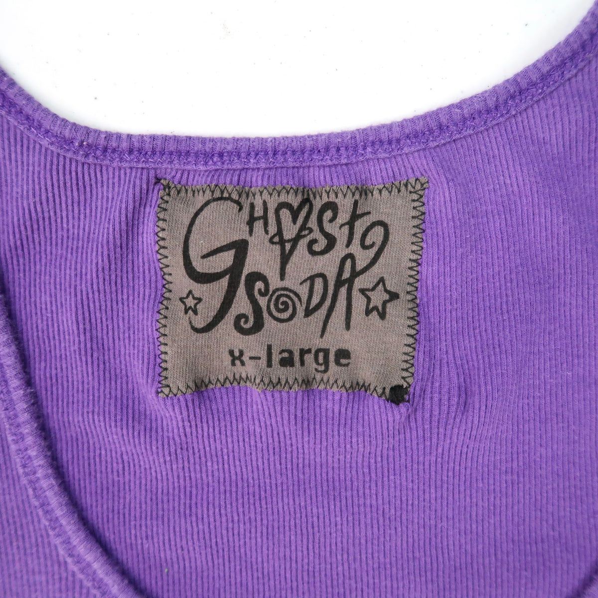 "Melted Visions" Purple Tank Top - XL