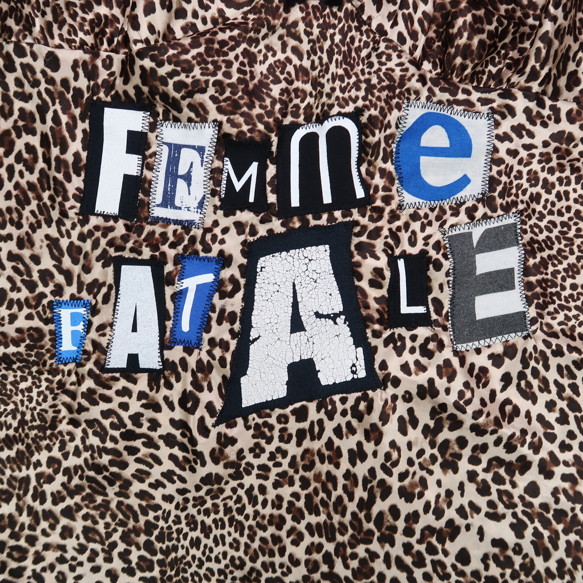 1OF1 "FEMME FATALE" Ghost Soda Cheetah Print Satin Slip Dress - XL