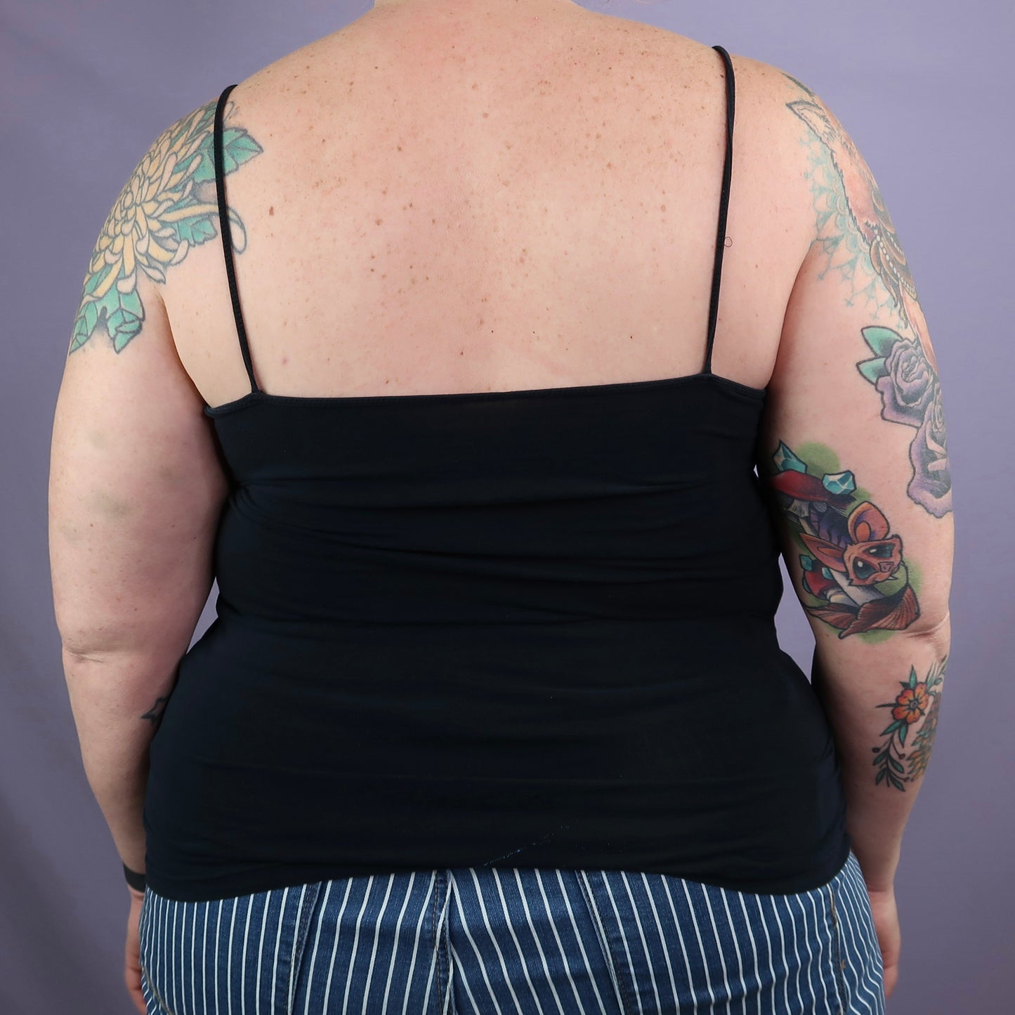"I See All" (Eye Spiral) Black Tank Top - XXXL