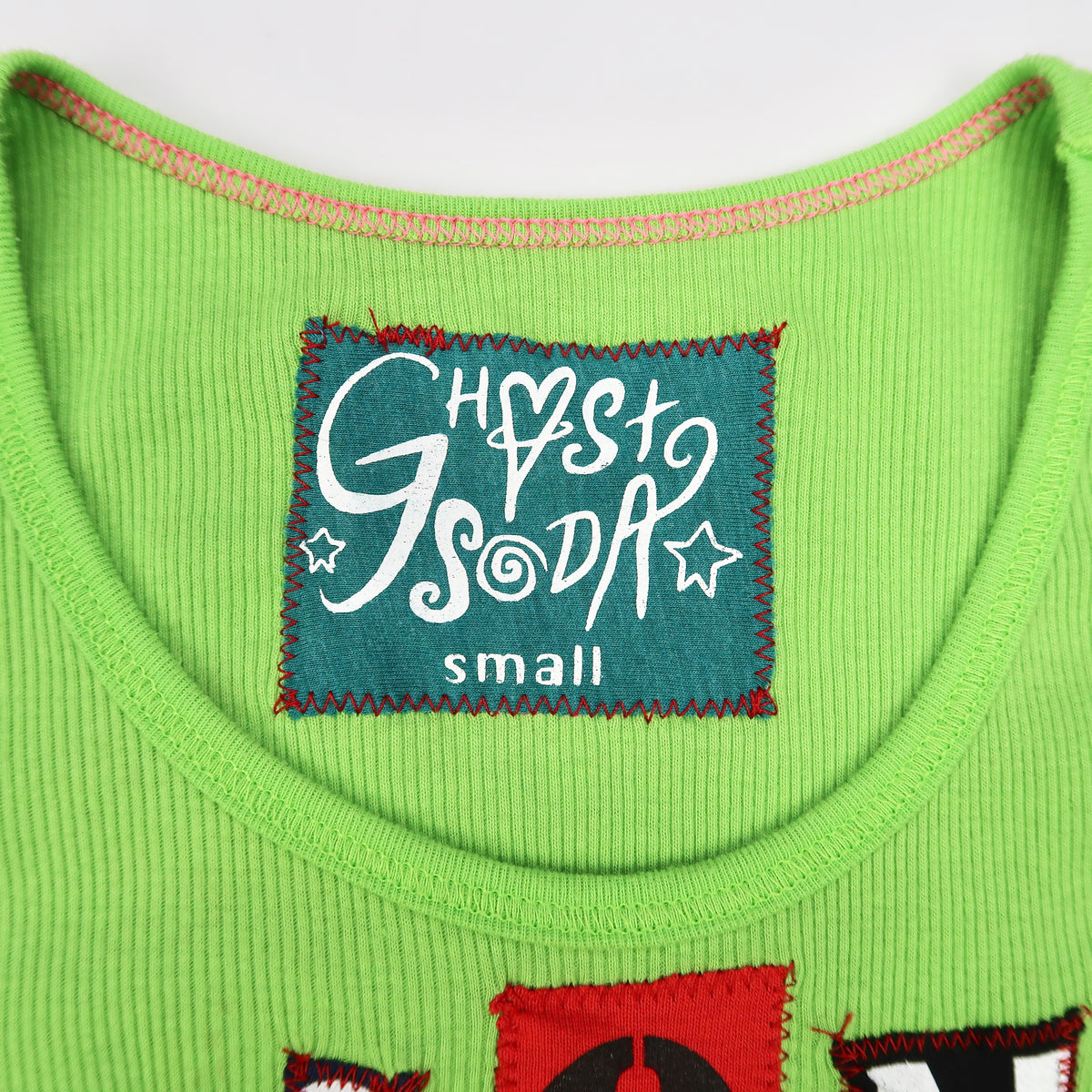 1OF1 "ICON BEHAVIOR" Ghost Soda Original Patchwork Top - Small