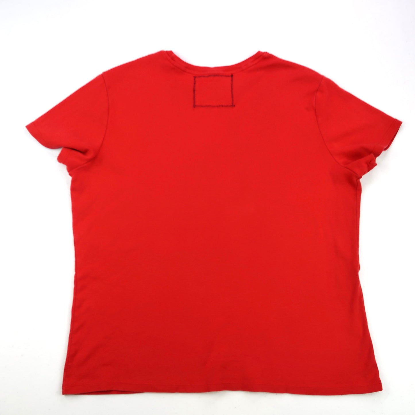 "Patches the Dog" Red Fitted Tee - XL