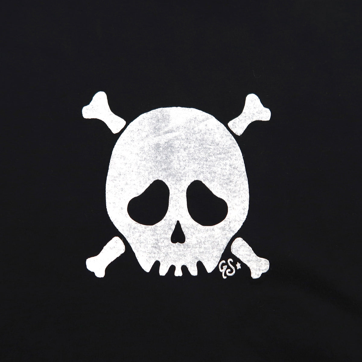 "Grim Skull" Black T-Shirt - XL