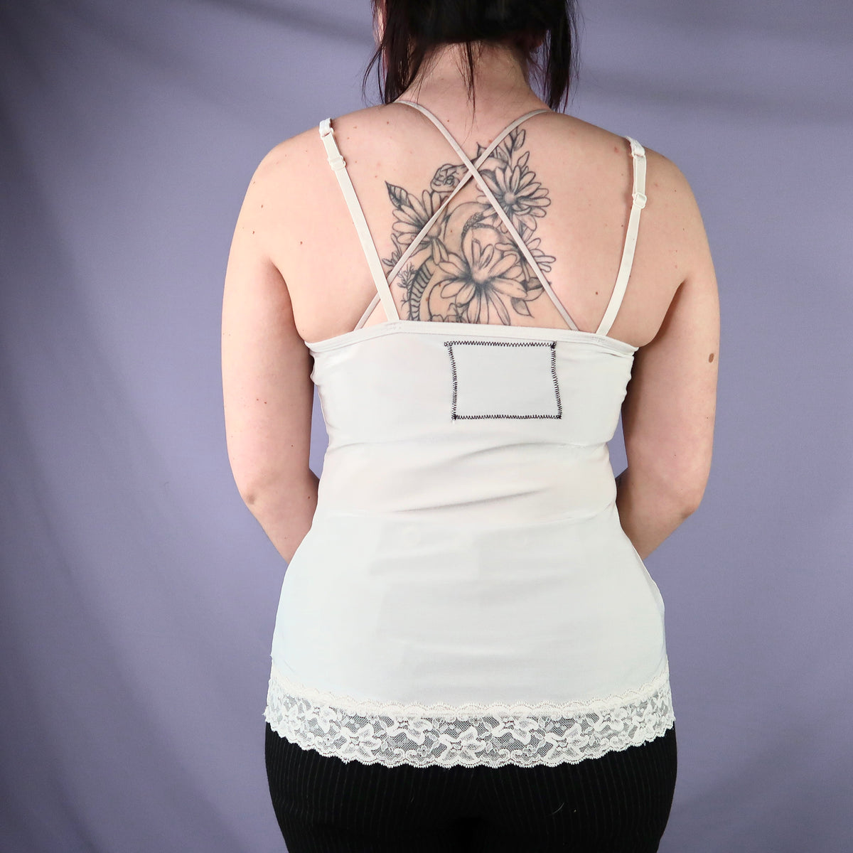 MISPRINT "I Love Spiders" Lace Tank Top - Medium