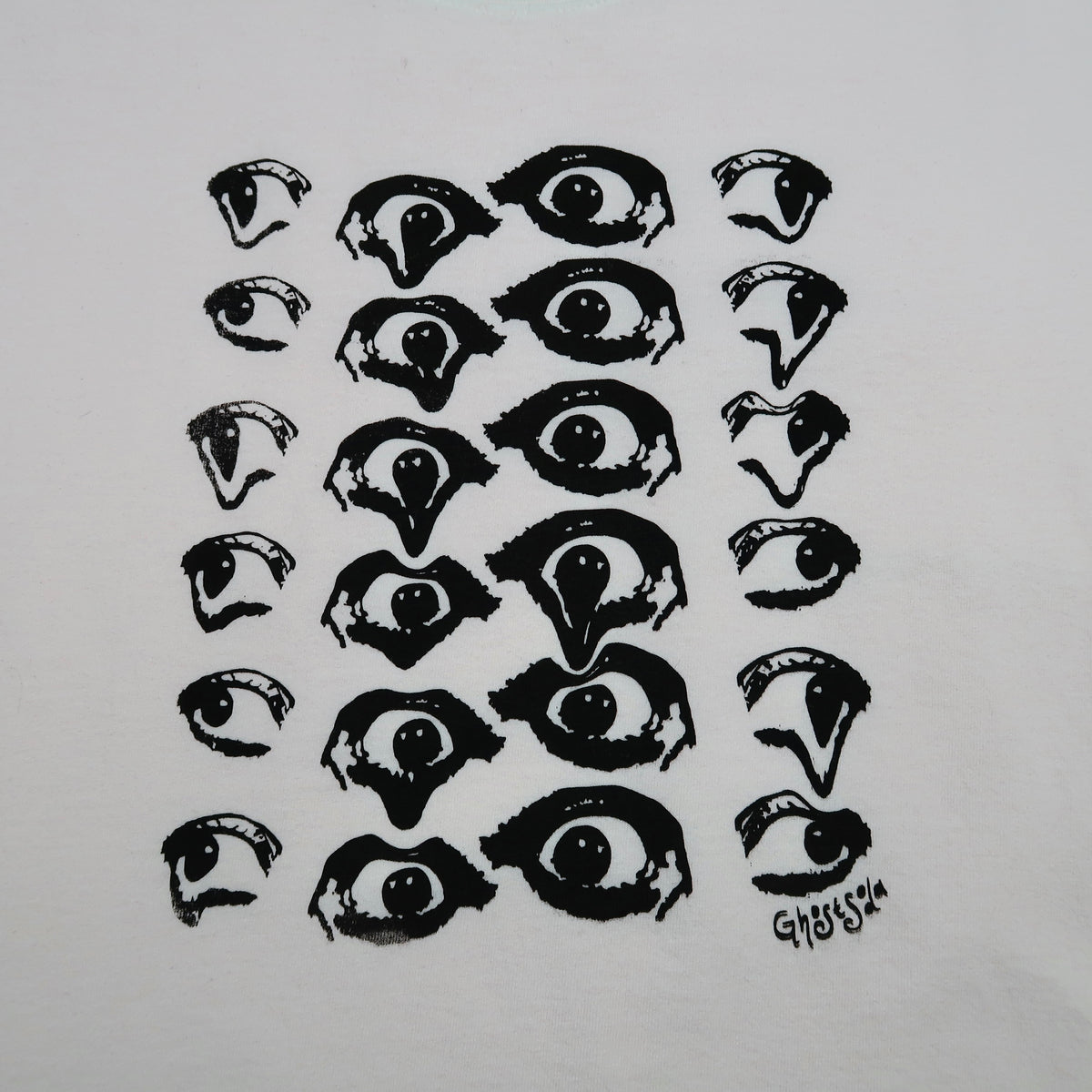 MISPRINT "Melted Visions" White T-shirt - 3XL