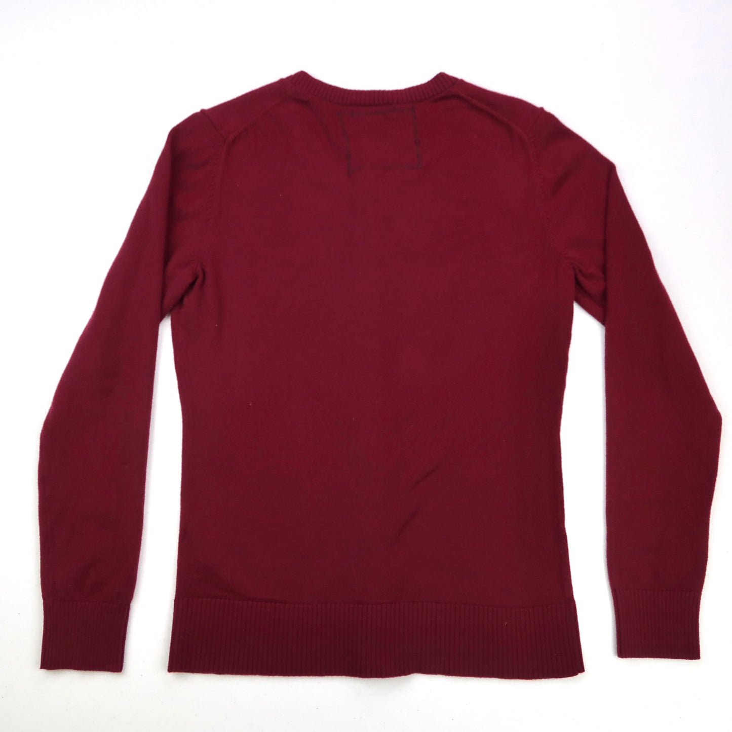 "Grim Skull" Maroon Cardigan - Medium
