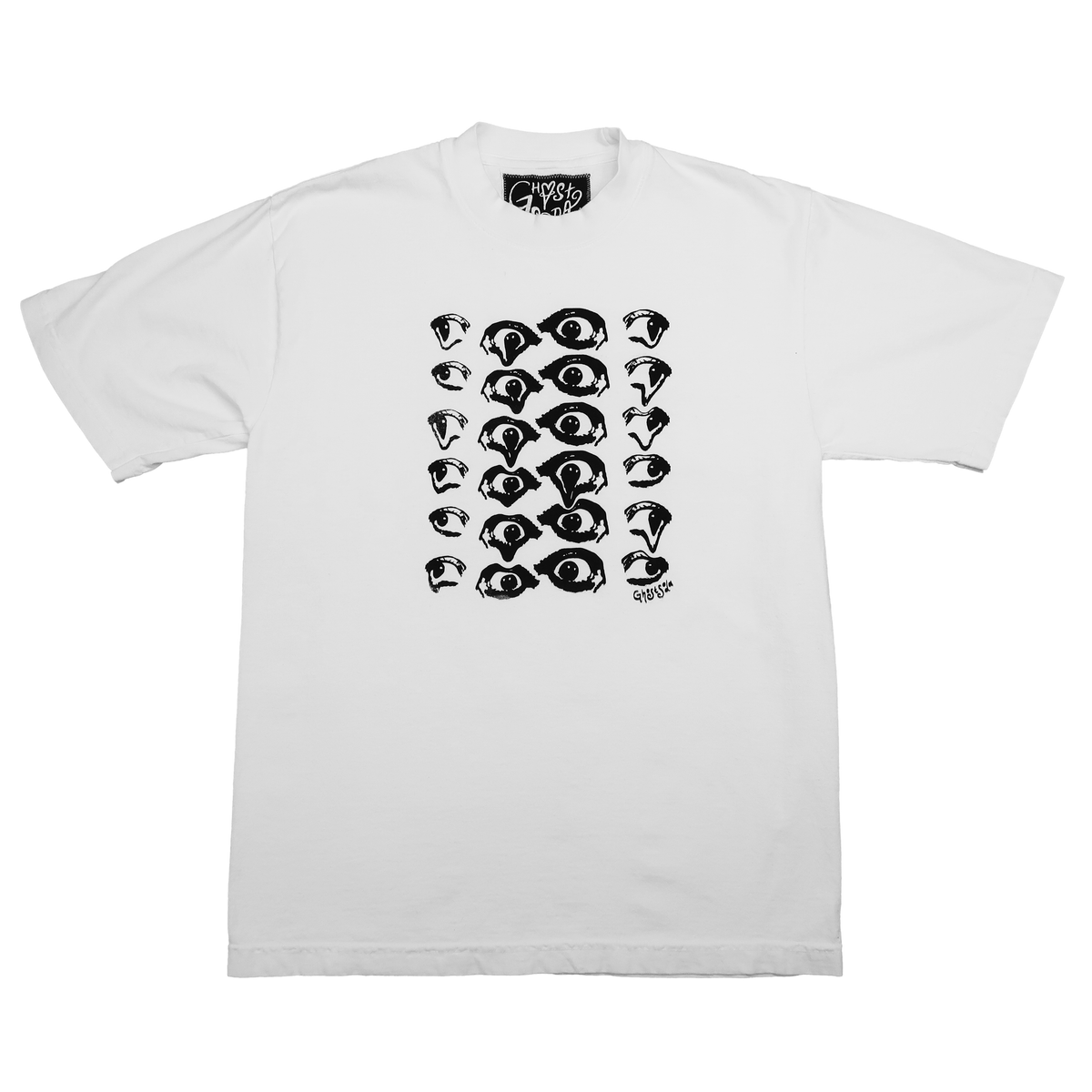 MISPRINT "Melted Visions" White T-shirt - 3XL