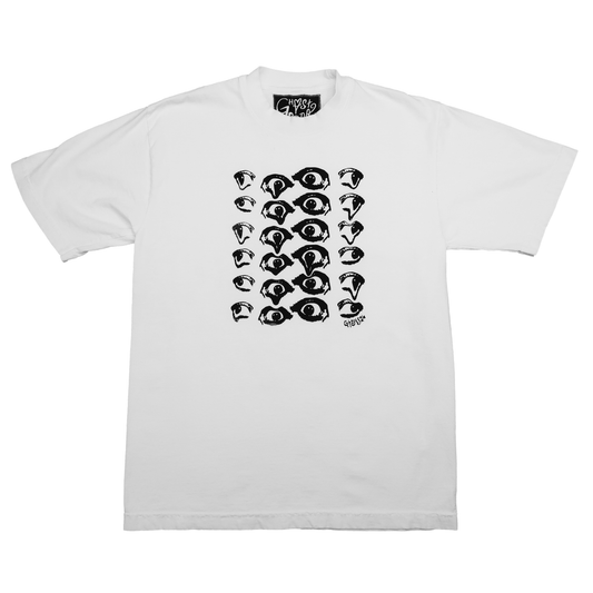 MISPRINT "Melted Visions" White T-shirt - 3XL