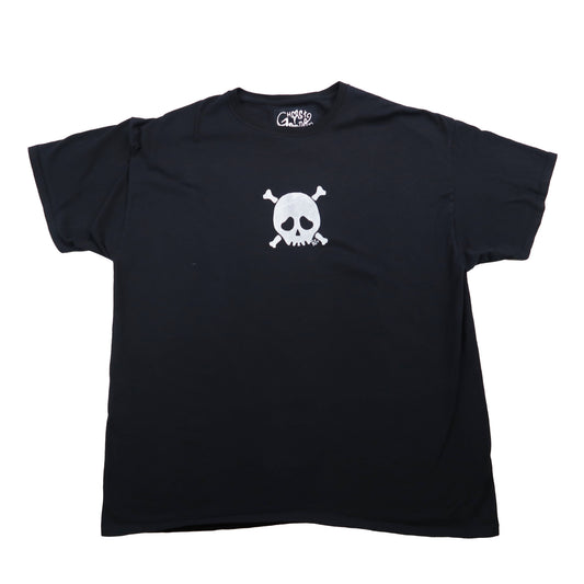 "Grim Skull" Black T-Shirt - XL