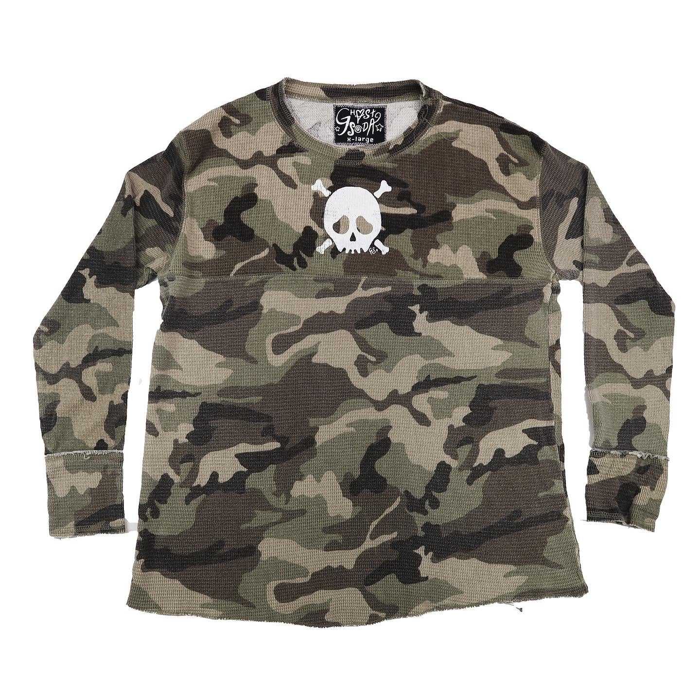 "Grim Skull" Camouflage Thermal Top - XL