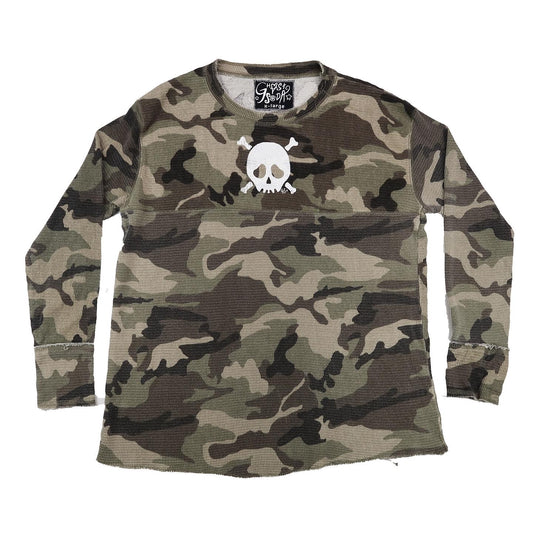 "Grim Skull" Camouflage Thermal Top - XL